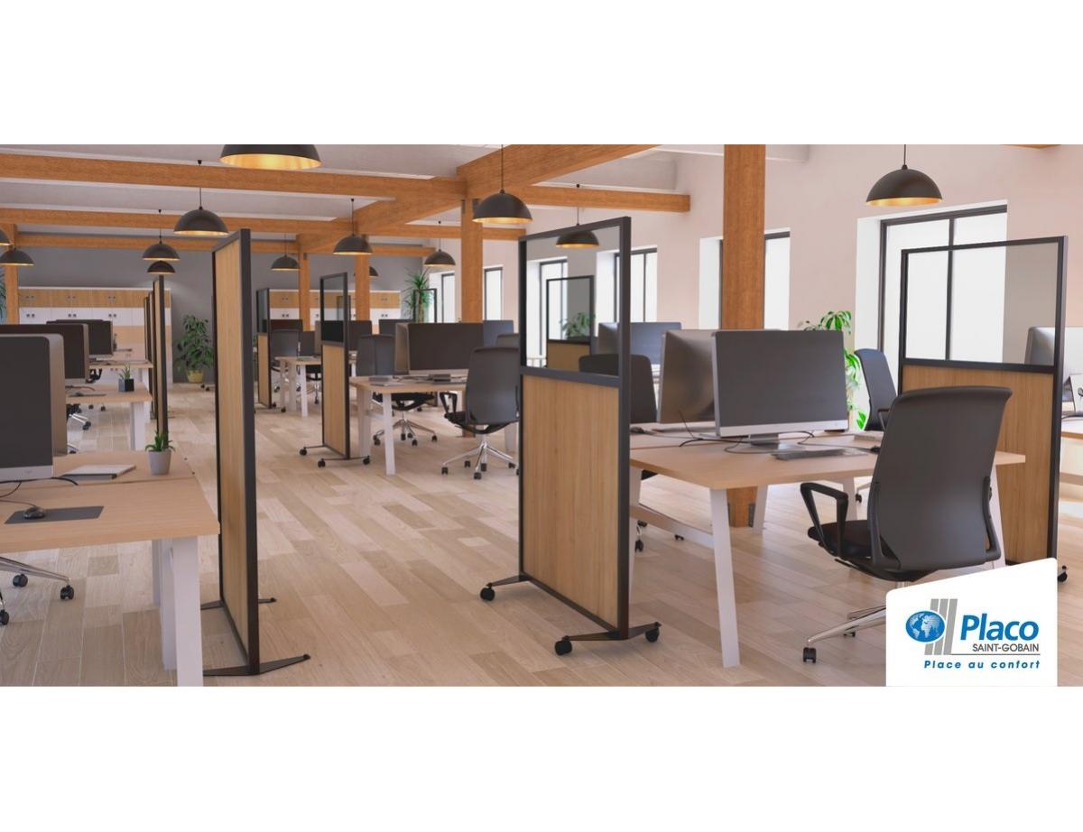 Placo® lance sa première gamme de cloisons mobiles PLACO® MODULO